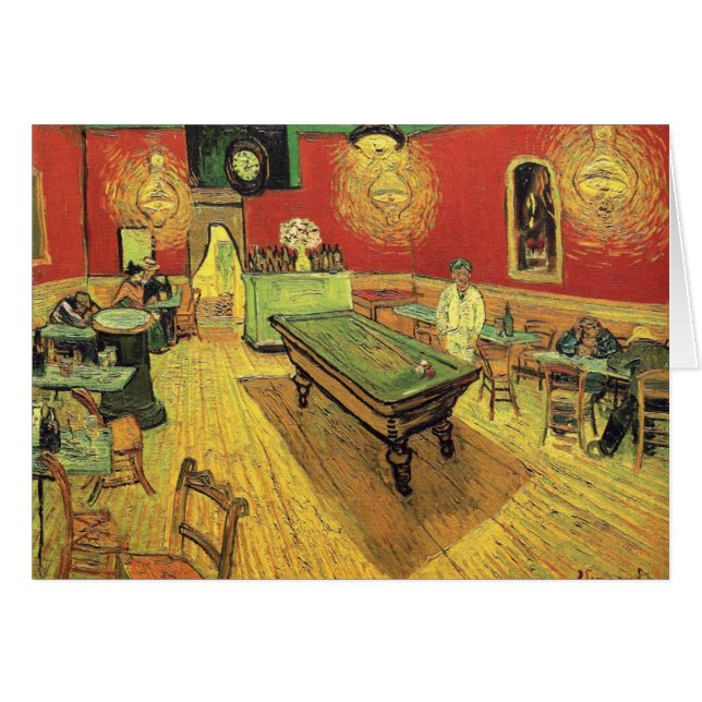 Vincent Van Gogh - El Bella Artes del café nocturn (Anverso (Horizontal))