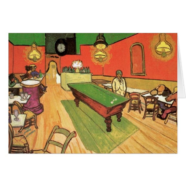 Vincent Van Gogh - El Café de Noche en Arlés (Anverso (Horizontal))