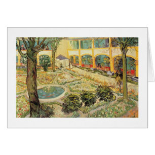 Vincent van Gogh el   el jardín del asilo en Arle