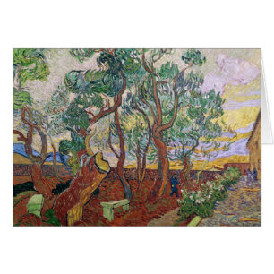 Vincent van Gogh el el jardín del hospital de