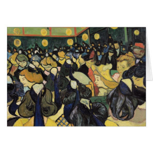 Vincent van Gogh el la danza pasillo en Arles,