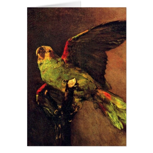 Vincent Van Gogh - El loro verde Amante de las ave (Frente)