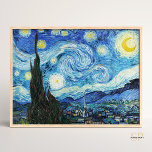 Vincent van Gogh El retro de la impresión de arte<br><div class="desc">La obra maestra de Vincent van Gogh,  "La noche estrellada",  ahora está disponible como una impresión de arte. Trae la belleza intemporal de este icónico cuadro a tu decoración y deja que las estrellas brillen en tu espacio.</div>