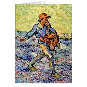 Vincent Van Gogh - El sembrador - Pintura de arte 
