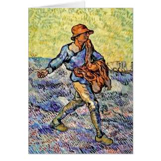 Vincent Van Gogh - El sembrador - Pintura de arte 