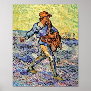 Vincent Van Gogh - El sembrador - Pintura de arte
