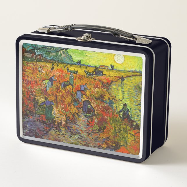 Vincent van Gogh - El Viñedo Rojo (Anverso)