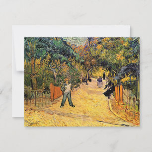 Vincent van Gogh - Entrada al Parque Público, Arle