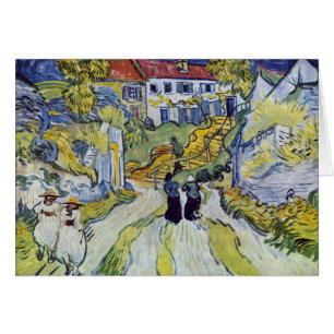 Vincent van Gogh - escalera en Auvers
