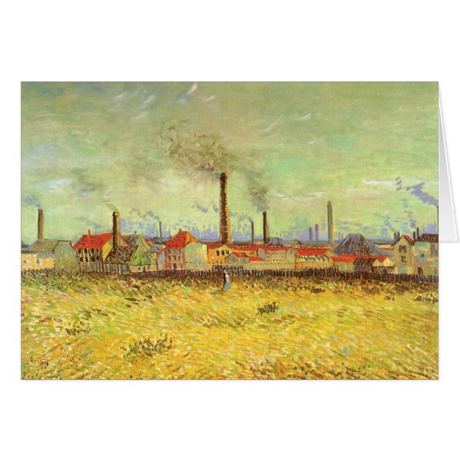 Vincent van Gogh - Fábricas en Asnieres (Anverso (Horizontal))