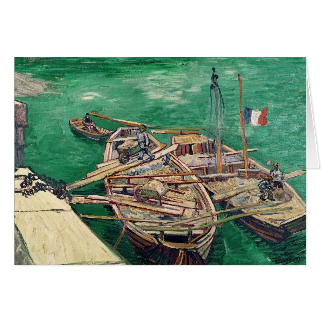 Vincent van Gogh | Fase de aterrizaje con barcos,  (Anverso (Horizontal))