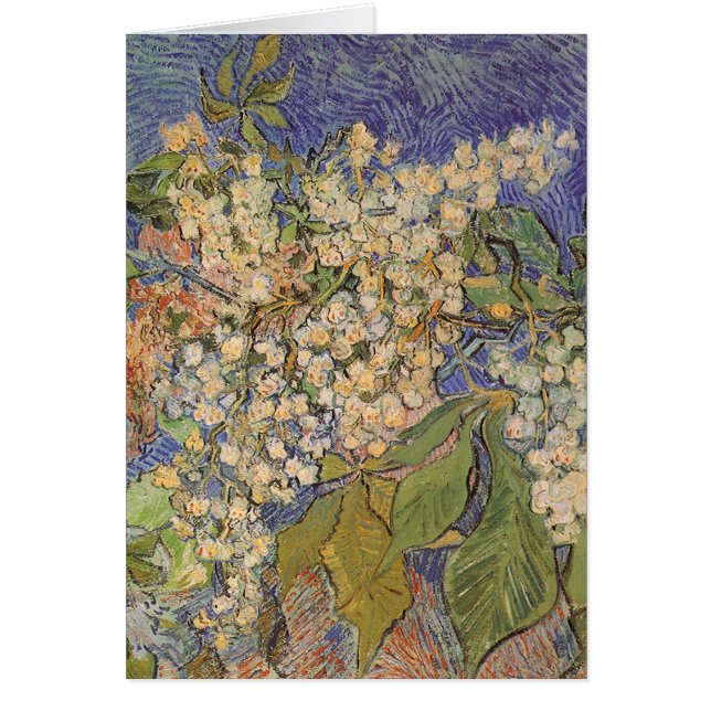 Vincent van Gogh - Florecientes ramas de castaño (Frente)