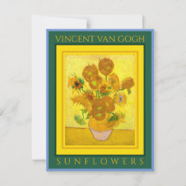 VINCENT VAN GOGH...GIRASOLES TARJETA POSTAL