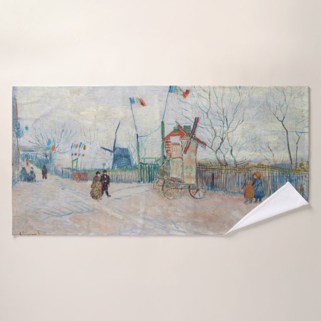 Vincent van Gogh - Impasse des Deux Freres (Toalla de baño)