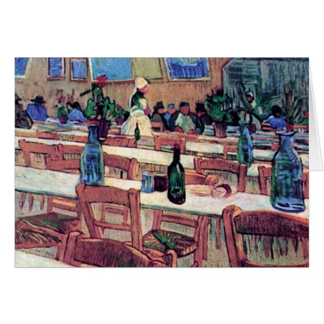 Vincent Van Gogh - Interior de un restaurante (Anverso (Horizontal))