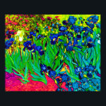Vincent Van Gogh - Irlandeses - Arte pop de los am<br><div class="desc">Aceite sobre lienzo de 1889 que muestra hermosos iris morados que Van Gogh pintó mientras se alojaba en el asilo en Saint Paul-de-Mausole en Saint-Remy, Francia. Mientras que muchas versiones de esta pintura muestran las flores como azules, científicos que estudian los iris en una de las pinturas posteriores de Van...</div>