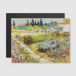 Vincent van Gogh - Jardín de la tarjeta magnética