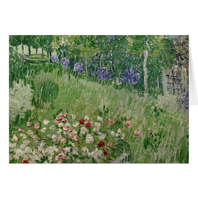 Vincent van Gogh jardín del | Daubigny, 1890 (Anverso (Horizontal))