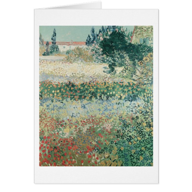 Vincent van Gogh | Jardín en Bloom, Arles, 1888 (Frente)