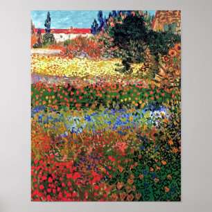 Vincent Van Gogh - Jardín en Flor Arte Fino