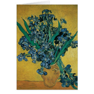 Vincent van Gogh - Jarrón con Lirios Fondo Amarill