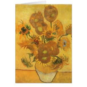Vincent van Gogh - Jarrón con quince girasoles