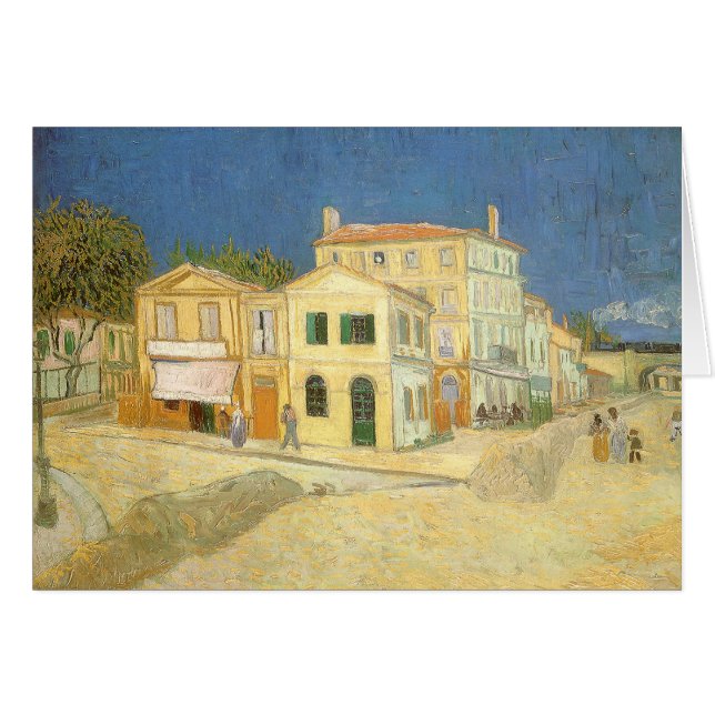 Vincent van Gogh - La Casa Amarilla (La calle) (Anverso (Horizontal))
