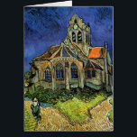 Vincent van Gogh - La Iglesia de Auvers<br><div class="desc">La Iglesia de Auvers (1890) de Vincent van Gogh es una pintura religiosa de la arquitectura del arte del arte de la época del Impresionismo. Una mujer camina por un camino hacia la capilla del pueblo con hermosas vidrieras. Una escena de la arquitectura de la vida cotidiana. Sobre el artista:...</div>