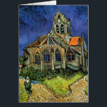 Vincent van Gogh - La Iglesia de Auvers<br><div class="desc">La Iglesia de Auvers (1890) de Vincent van Gogh es una pintura religiosa de la arquitectura del arte del arte de la época del Impresionismo. Una mujer camina por un camino hacia la capilla del pueblo con hermosas vidrieras. Una escena de la arquitectura de la vida cotidiana. Sobre el artista:...</div>