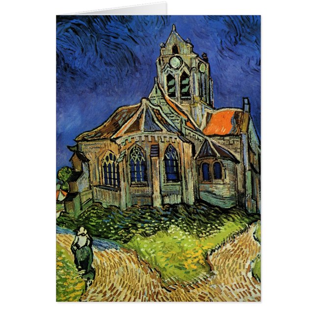 Vincent van Gogh - La Iglesia de Auvers (Frente)
