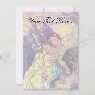 Vincent Van Gogh - La Pieta - Jesús y la Virgen Ma