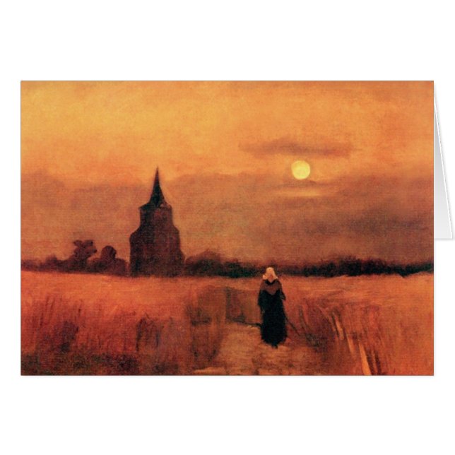 Vincent Van Gogh - La Vieja Torre En Los Campos (Anverso (Horizontal))