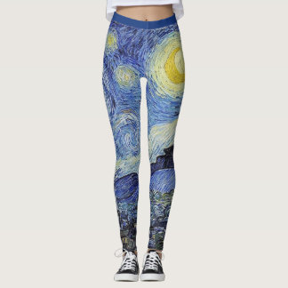 Vincent Van Gogh, Leggings De Noche Starry