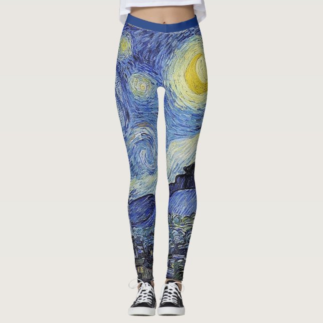 Vincent Van Gogh, Leggings De Noche Starry (Anverso)