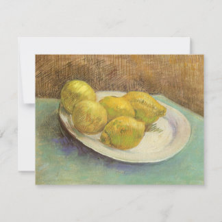 Vincent van Gogh - Lemones de la vida en una placa
