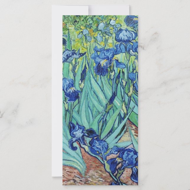 Vincent van Gogh, Lirios. (Anverso)