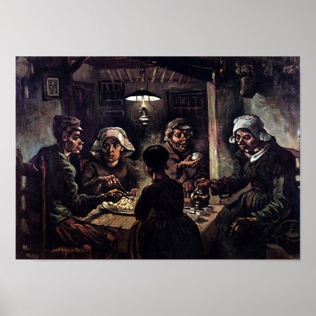 Vincent Van Gogh - Los comedores de patatas Arte F (Frente)