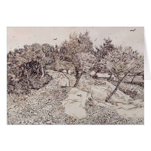 Vincent van Gogh | Los Olivos (Anverso (Horizontal))