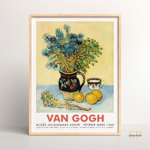 Vincent van Gogh Majolica con arte Wildflowers