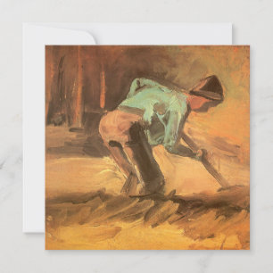 Vincent van Gogh - Man Stooping w Stick o Spade