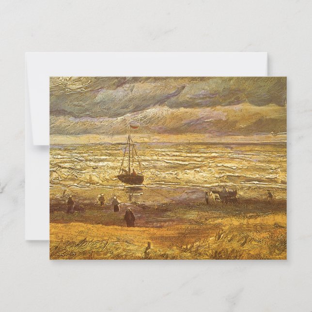 Vincent van Gogh - Mar de Scheveningen (Anverso)