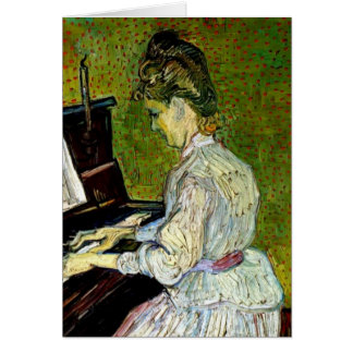 Vincent Van Gogh - Marguerite Gachet al piano