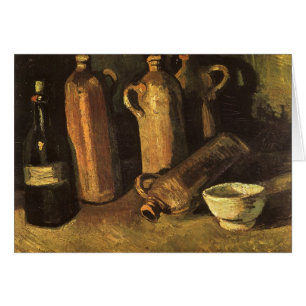 Vincent van Gogh - Naturaleza muerta con 4 botella