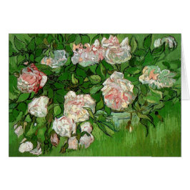 Vincent Van Gogh - Naturaleza Muerta Rosas Rosadas