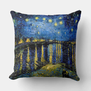 Vincent Van Gogh Noche Estrellada 1888 Almohada