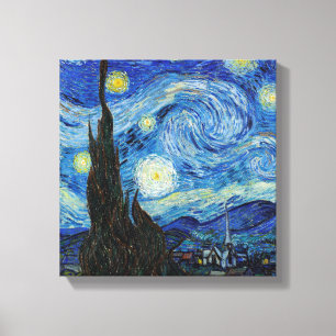 Vincent Van Gogh Noche Estrellada Arte Antiguo de 