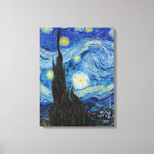 Vincent Van Gogh Noche Estrellada Arte Antiguo de