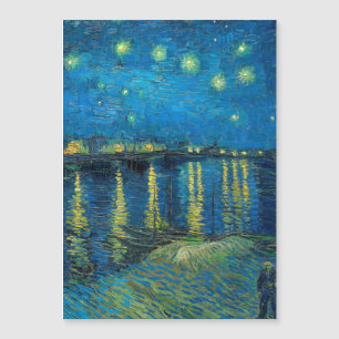 Vincent Van Gogh Noche estrellada sobre el Ródano