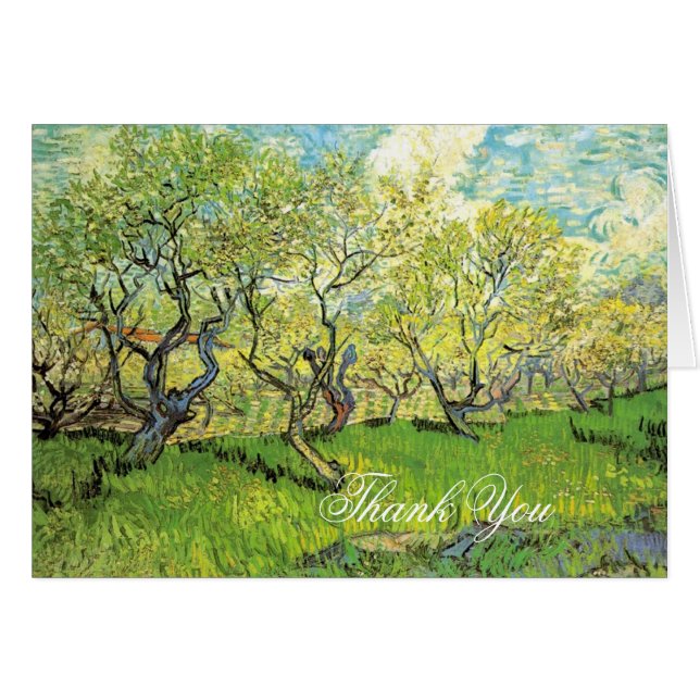 Vincent van Gogh, Orchard en Blossom (Anverso (Horizontal))