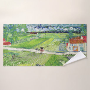 Vincent van Gogh - Paisaje con Carriaje y Tren